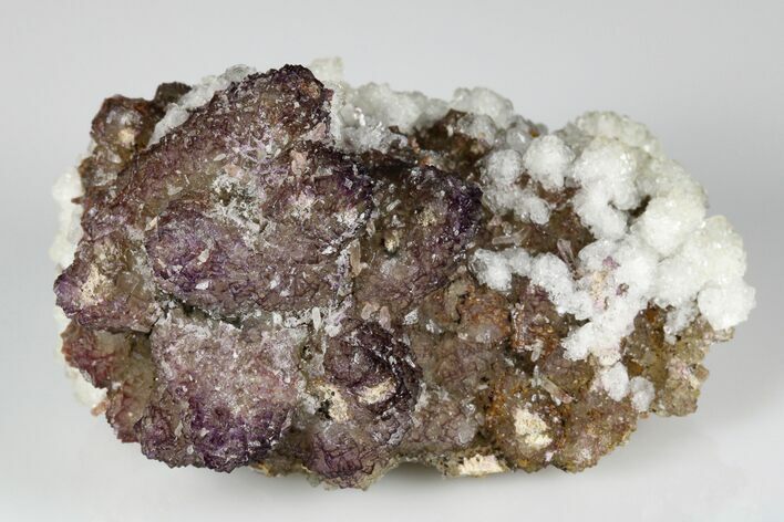 Fluorite, Calcite and Quartz Association - Cocineras Mine, Mexico #183774